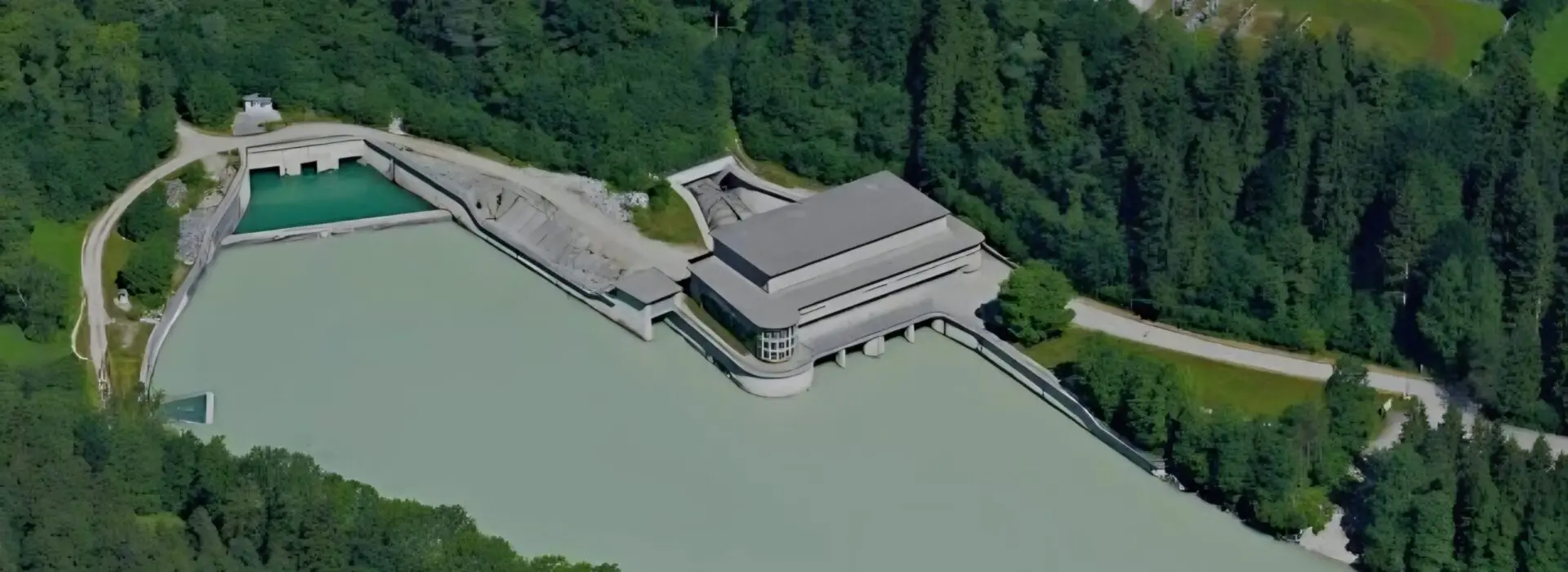 Staudamm Roßhaupten — Projektansicht